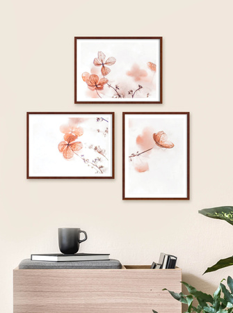 Zestaw brązowych ramek na 3 zdjęć PINIA 3 GF0013