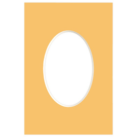 Passe partout 10x15 (6x9) OWAL BEŻOWE SUNNY - LUCA Q5207