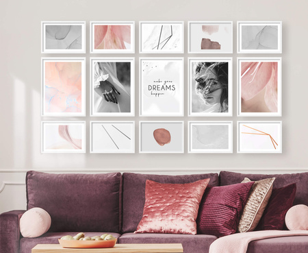 Zestaw białych ramek na 15 zdjęć PINIA 1 GF0029