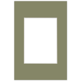 Passe partout 20x30 (13x18) ZIELONE EVERGREEN - LUCA Q5504