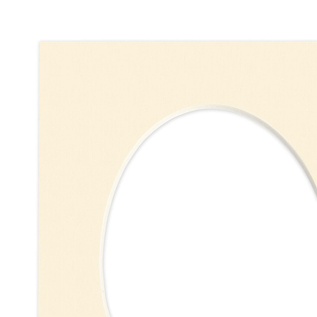 Passe partout 15x21 (10x15) OWAL BEŻOWE BISQUIT - LUCA Q5203