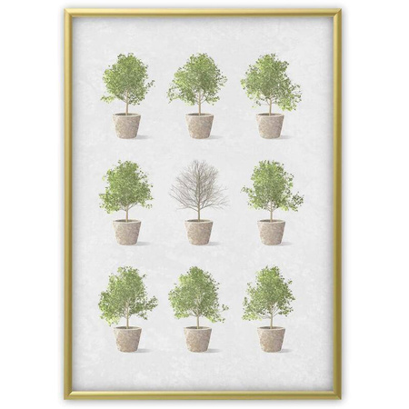 Ramka ALU FP Z ZŁOTA 30x40 cm