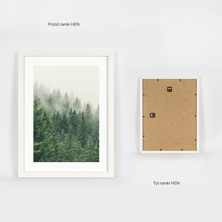 Ramka biała HEN 1 30x40 cm