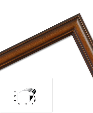Ramka drewniana DRI P 44 50x60 cm