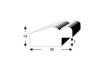 Ramka drewniana DRZ C 5 21x30 cm