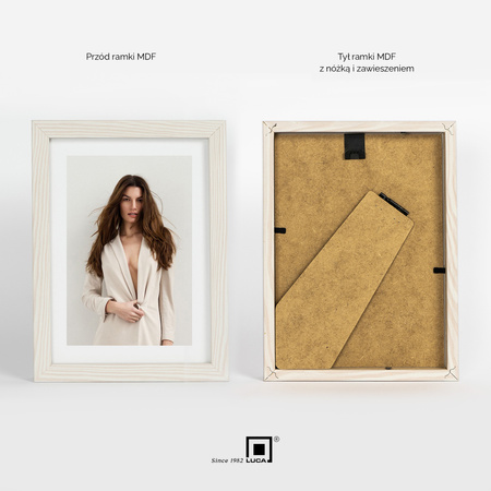 Pakiet 5 szt. białych ramek FDM 5 13x18 cm