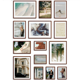 Zestaw brązowych ramek na 14 zdjęć PINIA 3 GF0001