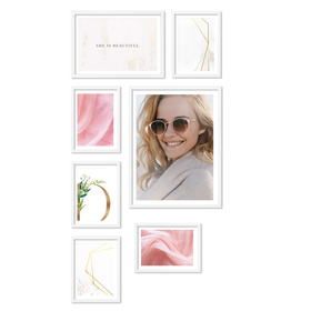 Zestaw białych ramek na 7 zdjęć PINIA 1 GF0023