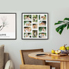 Foto Galeria 50x50 cm - ramka z passe partout na 11 zdjęć 10x15 cm i 10x10 cm kolor czarny