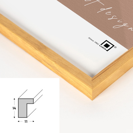 Zestaw naturanych ramek na 4 zdjęć PINIA 0 GF0003