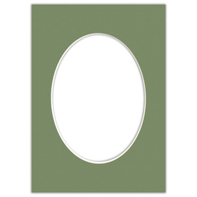 Passe partout 21x30 (15x21) OWAL ZIELONE FOREST - LUCA Q5505CA Q5502