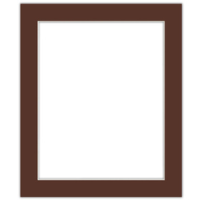 Passe partout 50x60 (40x50) BRĄZOWE CHOCOLATE - LUCA Q5603