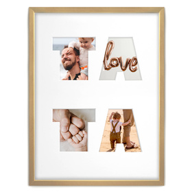 Ramka na zdjęcia TATA jasne drewno. Ramka z passe partout o rozmiarze 30x40 cm