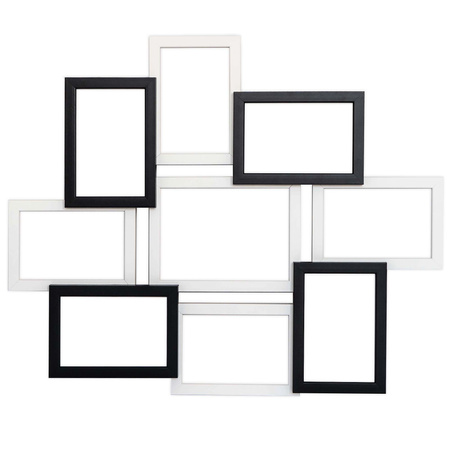 Multirama MULTI BLACK AND WHITE 91 ramka na 9 zdjęć