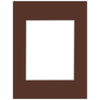 Passe partout 60x80 (40x50) BRĄZOWE CHOCOLATE - LUCA Q5603