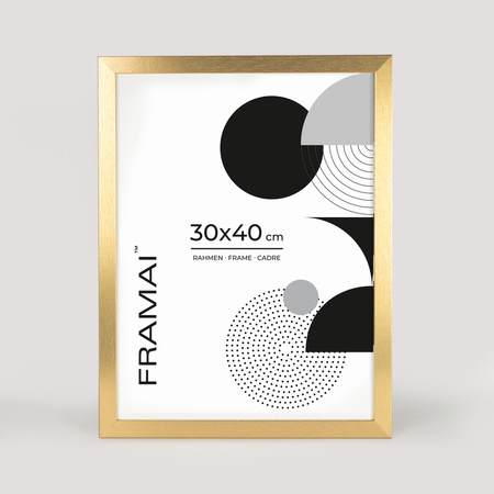 Pakiet 3 szt. złotych ramek HEN Z 30x40 cm