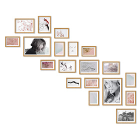 Zestaw naturanych ramek na 19 zdjęć PINIA 00 GF0036 L
