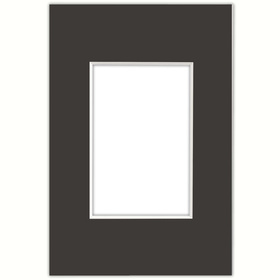 Passe partout 10x15 (6x9) CZARNE BLACK LUCA Q5801