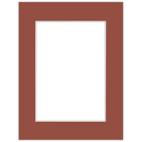 Passe partout 30x40 (20x30) CZERWONY - CAYENNE - LUCA Q5701