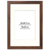 Ramka brązowa HEN PASS 4 z passe-partout – rozmiar 21x29,7 cm (okienko 15x21 cm)