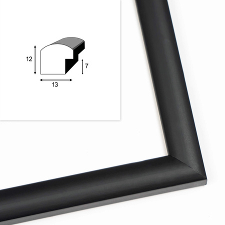 Zestaw czarnych ramek na 4 zdjęć HIT 02 GF0003