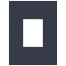 Passe partout 30x40 (13x18) GRANATOWE NAVY - LUCA Q5403