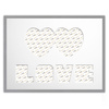 Ramka na zdjęcia LOVE - SZARE. Ramka z passe partout o rozmiarze 30x40 cm