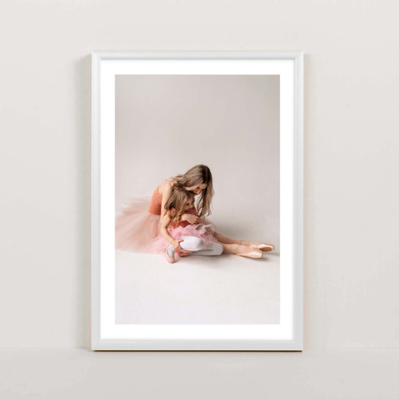 Ramka aluminiowa biała QAL 21x29,7 cm