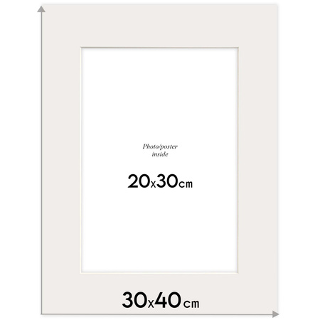 Passe partout 30x40 (20x30) CZERWONY - CAYENNE - LUCA Q5701