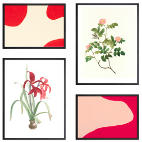 Zestaw czarnych ramek na 4 zdjęć PINIA 2 GF0003