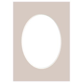 Passe partout 21x30 (15x21) OWAL BEŻOWE DUNE - LUCA Q5206