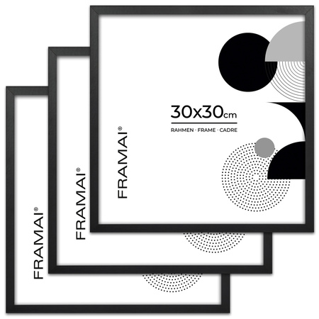 Ramka czarna KEA 2 30x30 cm