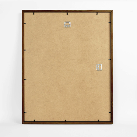 Foto Galeria 40x50 cm - ramka z passe partout na 5 zdjęć 13x18 cm 15x21 cm kolor brązowy