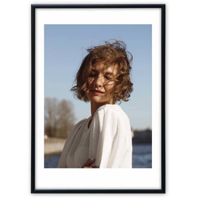 Ramka ALU F 2 czarna 21x30 cm