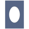 Passe partout 10x15 (6x9) OWAL NIEBIESKIE BLUE - LUCA Q5402