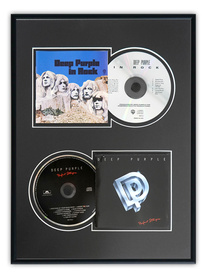 Ramka na 2 płyty CD w kolorze czarnym. Ramka aluminiowa o rozmiarze 30x40 cm