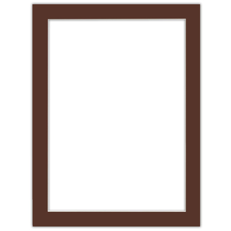 Passe partout 60x80 (50x70) BRĄZOWE CHOCOLATE - LUCA Q5603