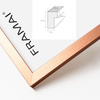 Ramka miedziana LUX M 50x50 cm
