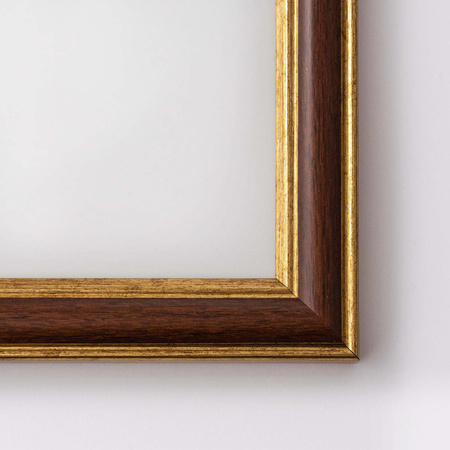 Ramka brązowa ze zdobieniem MIX T 33 10x15 cm