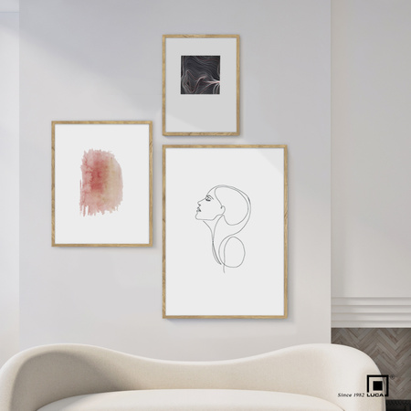 Pakiet ramek 3 szt. FDM 02 kolor dębowy 50x70 cm