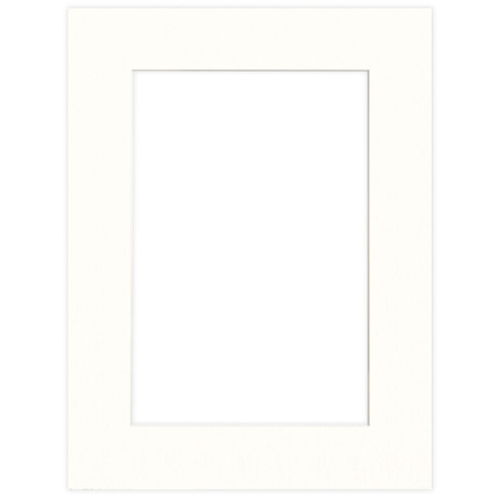 Passe partout 60x80 (40x60) LUCA Q5102 SNOW WHITE BIAŁY