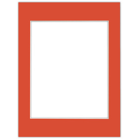 Passe partout 30x40 (24x30) CZERWONY - LIGHT RED - LUCA Q5702