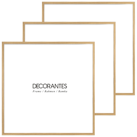 Ramka na zdjęcia 40x40 cm w dębowym kolorze FDM 02 kwadratowa