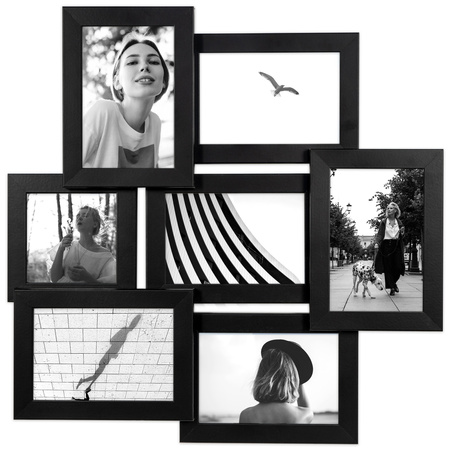 Multirama na 7 zdjęć MULTI HEN 2 ramka na zdjęcia - czarna