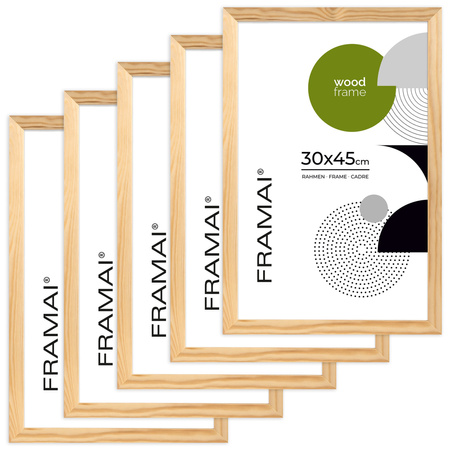 Ramka z drewna surowego RAW 30x45 cm