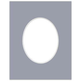 Passe partout 40x50 (24x30) OWAL BŁĘKITNE SKY - LUCA Q5401