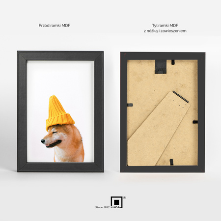 Pakiet 5 szt. czarnych ramek FDM 2 10x15 cm