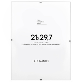 Antyrama ze szkłem 21x29,7 cm