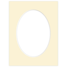 Passe partout 18x24 (13x18) OWAL BEŻOWE VANILLA - LUCA Q5204