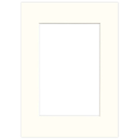 Passe partout 15x21 (10x15) LUCA Q5104 OFF WHITE - BIAŁY